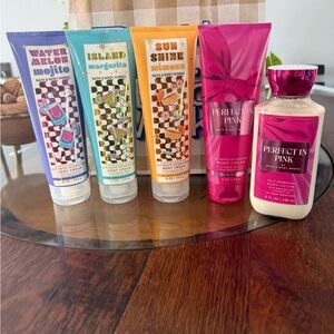 Bath & Body Works  - Purple, Green, Orange, Pink